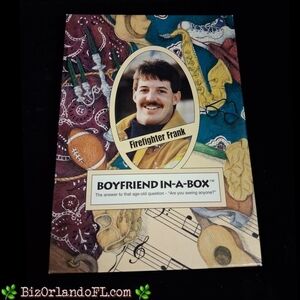VINTAGE: Papyrus Boyfriend In A Box Firefighter Frank circa 1996 ** RARE FIND **